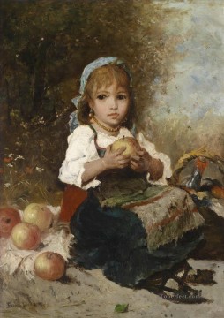 Lovely Little Girl 5 印象派 Oil Paintings